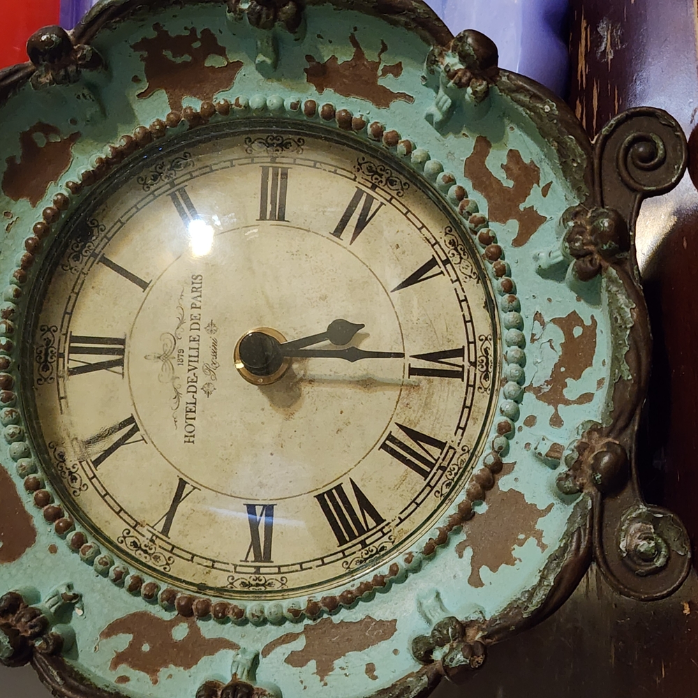 Vintage Style Wall Clock with Roman Numerals